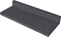 Merkloos Gardenlux L-element gewapend antraciet 100 x 40 x 15 cm