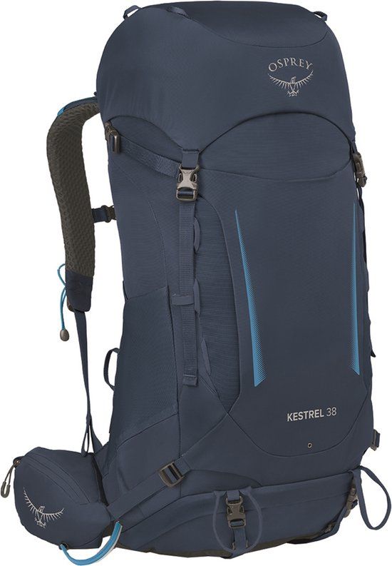 Osprey Kestrel 38L Backpack - Blue - Unisex - Travel Backpack