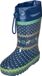 Playshoes - Kinder regenlaarzen - Noorwegen - Blauw - Maat 33