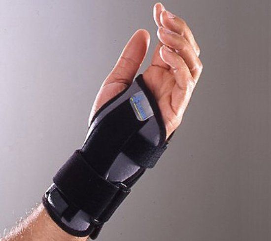 Thuasne Dynastab Dual Compacte Polsbrace - Medium polsomvang 16-20 cm - Zwart