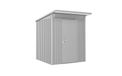 Biohort AvantGarde Metalen schuur 180x220x218 cm Metallic zilver