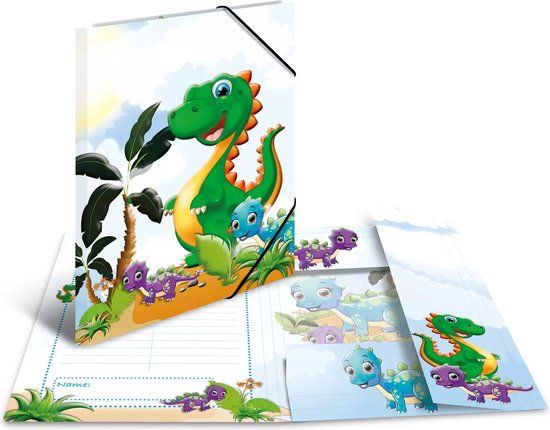 HERMA Sammelmappe A3 Dinos Pappe Multicolour