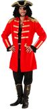 Widmann Finidi Piratenkapitein outfit voor volwassenen - Rood - XL