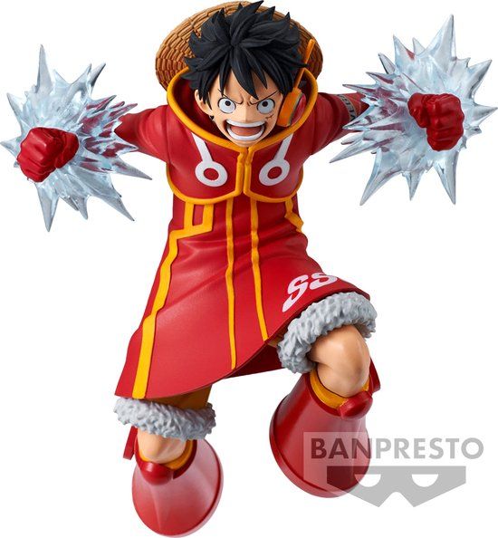 Banpresto Co., Ltd. Banpresto One Piece - Battle Record Collection - Monkey D. Luffy Statue 14cm