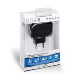 VoltShine USB-wandlader met 2 poorten, 3,4 A in totaal, zwart