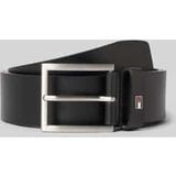 Tommy Hilfiger Hampton 4.0 Riem Zwart Leer 110 cm Mannen