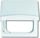 Busch-Jaeger ABB Busch-Jaeger Adapterplaat Met Afdekking IP44 Alpin Wit