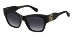 Marc Jacobs MARC 762/S Lunettes de soleil Femme Noir Plastique Cat Eye