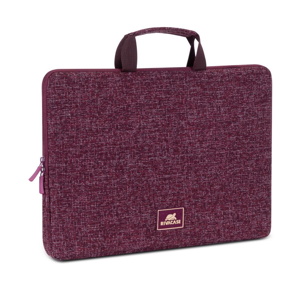 Rivacase 7913 13.3" Laptop Sleeve - Burgundy/White