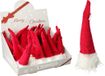 Lutin de décoration de sapin - 20cm en polyester, couleur rouge 1 pièce