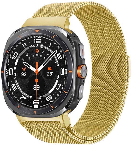 imoshion Milanees magnetisch bandje voor de Samsung Galaxy Watch Ultra 2 (2026) / Ultra (2024/2025) - Goud