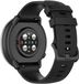 Strap-it Bracelet en silicone 20mm - noir - adapté pour Samsung Galaxy Watch / Polar Ignite