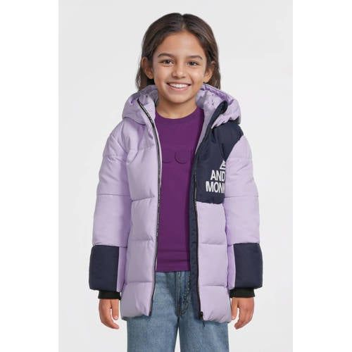 Me & My Monkey colourblock puffer jas