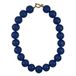 Bonnie Studios gold plated ketting Wilma donkerblauw