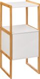 5Five® Natureo Halfhoge Badkamerkast 33x33x80 cm - Wit
