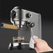 Biolomix 20 Bar Semi-Automatic Powder Coffee Machine with Milk Frother for Espresso