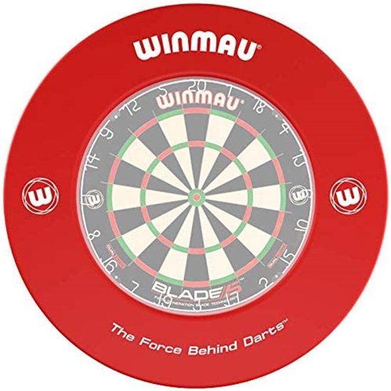 WINMAU Dartbord catchring rood