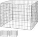 Merkloos Relaxdays compostbak metaal - set van 3 - 70 x 90 x 90 cm - 560 liter - gaas - zwart