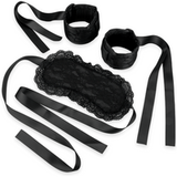 Lace Me Up masque et menottes dentelle et rubans