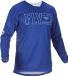 FLY Racing Kinetic Fuel Blauw Wit Jersey - Maat XL