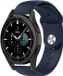 Strap-it Bracelet en silicone - Convient pour Samsung Galaxy Watch 4 Classic 42mm - Bleu foncé