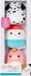 Top1Toys Jazwares GmbH MICROMALLOWS - 3 Pack Plush Squishmallows (Morlai, Lelila, Dustin) 6cm
