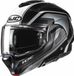 HJC F100 Reff Systeemhelm XL Zwart/wit/zilver