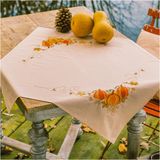 Vervaco Tafelkleed kit Herfstpompoenen 72 x 72cm