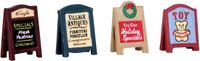 Lemax Village Signs - Set Of 4