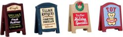 Lemax Village Signs - Set Of 4