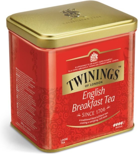 Twinings English Breakfast Tea Blik