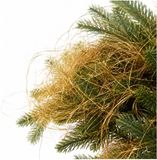 Decoris Haar van engelen - 6x - Zakje van 20 gr - Goud - Kerstboom Decoratie