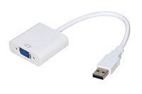 LINK LKADAT09 Adapter USB 3.0 Mannelijk naar VGA Vrouwelijk