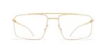 Mykita Pen Lunettes De Vue Unisexe Doré Pilote 55mm