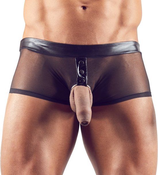 Sven Joyment Showmaster Jockstrap Herenslip met Cockring Zwart L