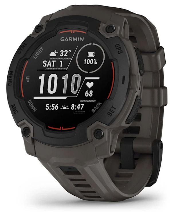 Garmin Instinct E - 45mm - Black Bezel with Charcoal Band - WW