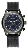 ORPHELIA OR71903 - Heren Polshorloge - Siliconen Band - Blauw - 44 mm