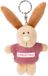NICI 44611 Sleutelhanger Konijn met T-shirt Christina 10cm