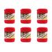 Lily Sugar'N crème rood garen - 6 Pack van 71g/2.5oz - Katoen - 4 Medium (Worsted) - 120 Yards - Breien/haken