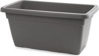 PLASTICFORTE Plantenbak antraciet grijs rechthoekig 80 x 40 x 33 cm