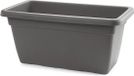 PLASTICFORTE Plantenbak antraciet grijs rechthoekig 80 x 40 x 33 cm