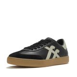 FitFlop The Dash Heren T-Toe Leather Sneakers Zwart - Maat 42