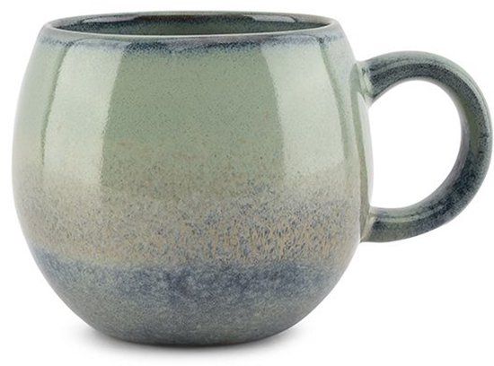 Salt&Pepper Beker Muggies Eve 40cl Blauw/Groen Keramiek