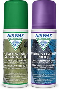 Nikwax Footwear Cleaning Gel & Fabric & Leather Proof - 125ml