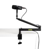 Shure by Gator Premium Low-Profile Desktop Mic Boom Stand