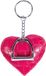 HKM Sweet Valentine Sleutelhanger Roze Zilver St