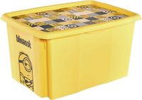 Keeeper Opbergbox Karolina Minions Mosaic, 45 liter, geel