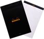 Rhodia Notitieblok - Schrijfblok - N19 - Gelijnd - 21x31,8cm - 80g - zwart - 80 vel