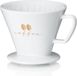 Kela Keuken Excelsa Filtre à café petit porcelaine blanc 1 pièce.