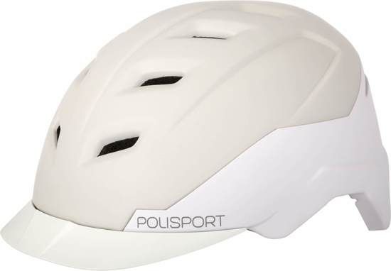 Polisport E-city Fietshelm Ebike - Maat L (58-61cm) - Wit